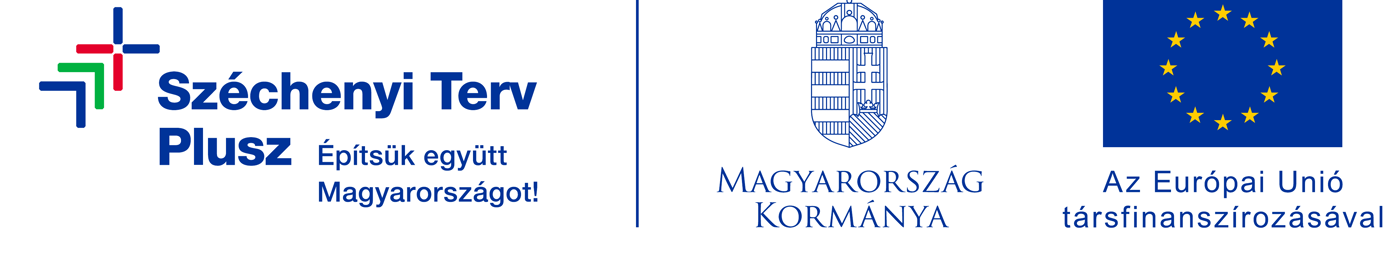 Széchenyi Terv Plusz — Építsük együtt Magyarországot!; Magyarország Kormánya; Az Európai Unió társfinanszírozásával